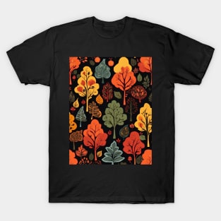 Trees In Autumn Season T-Shirt